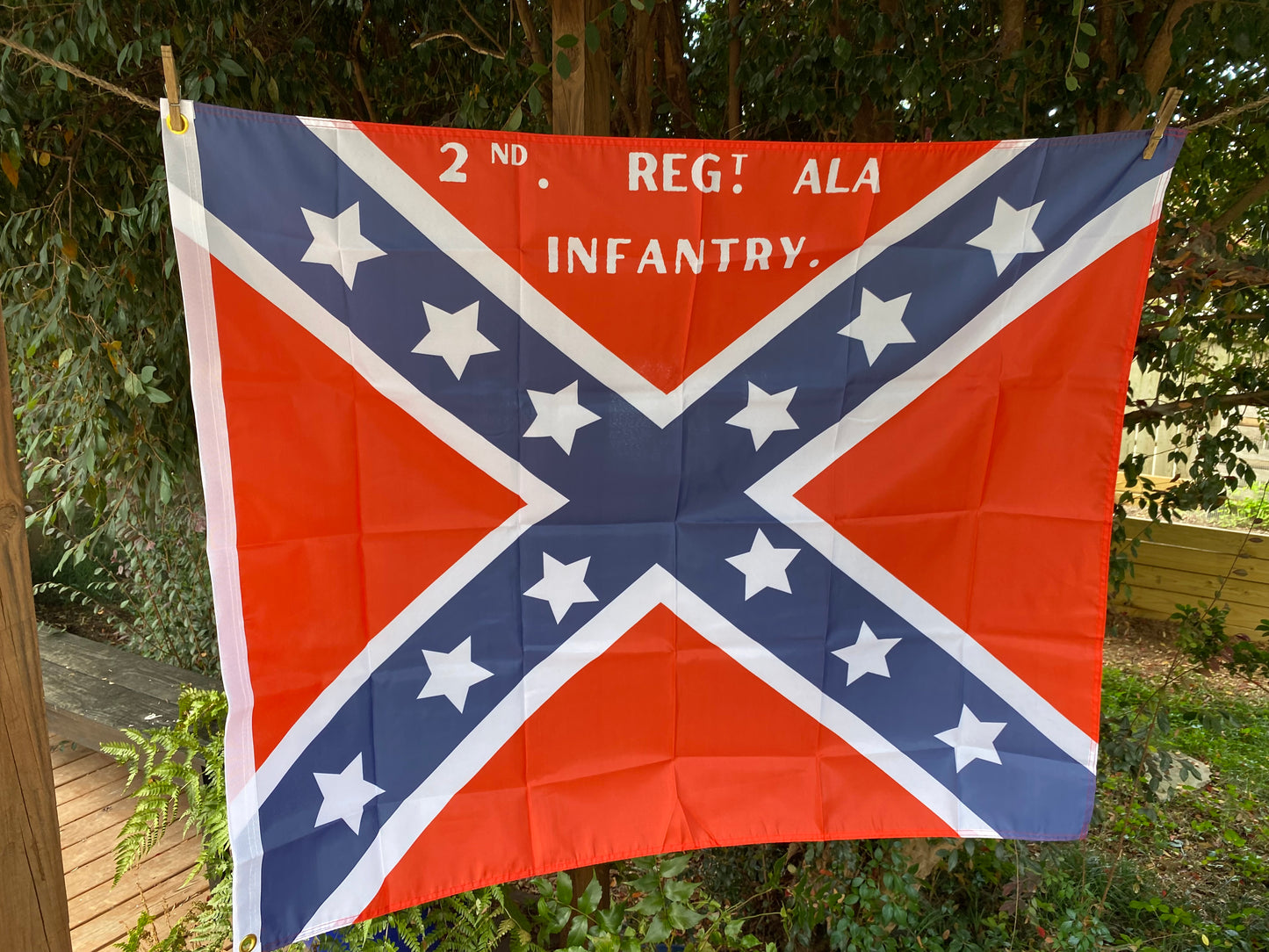 2nd Alabama Reserves (63rd Alabama Infantry) House Flag