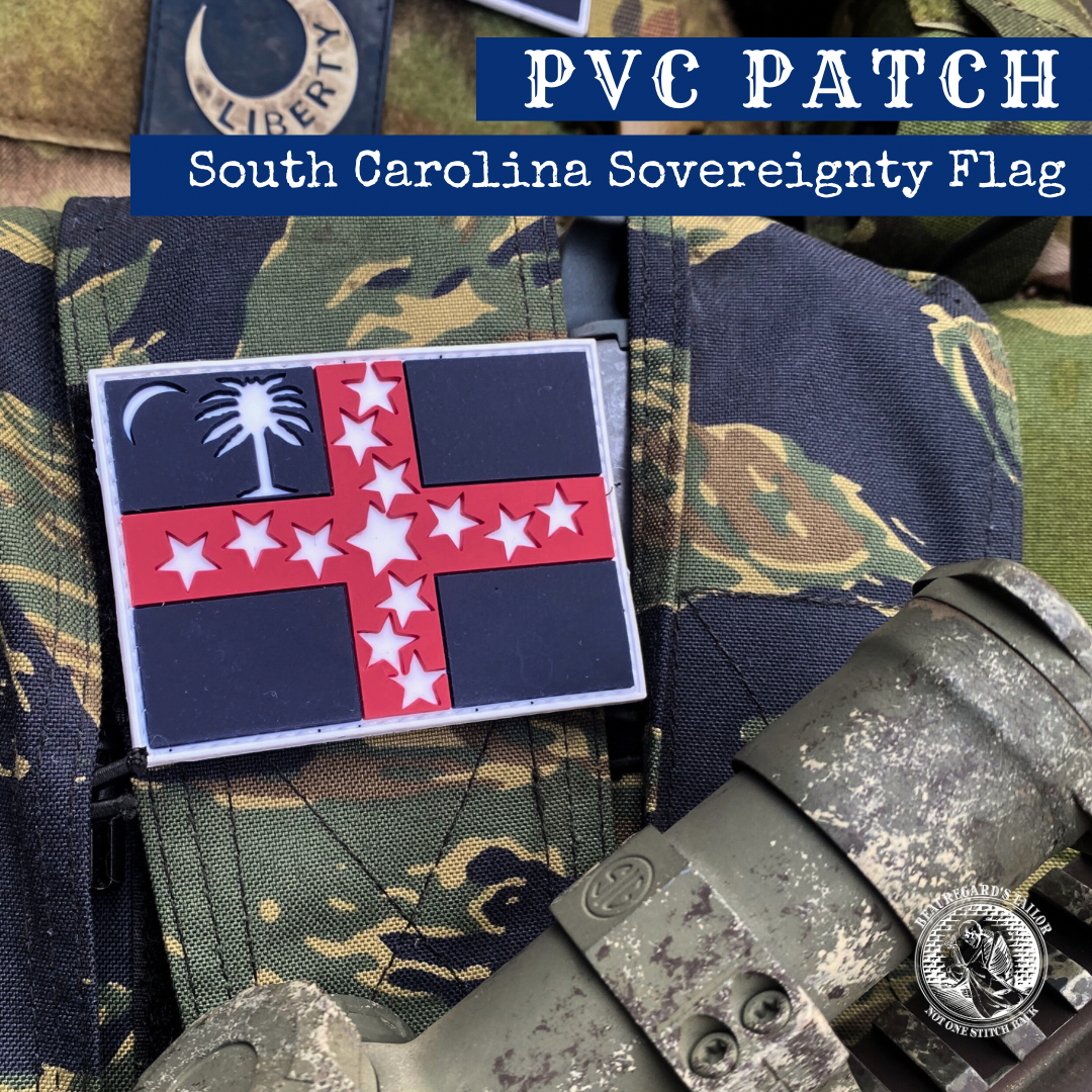 South Carolina Sovereignty PVC Morale Patch – Beauregard's Tailor