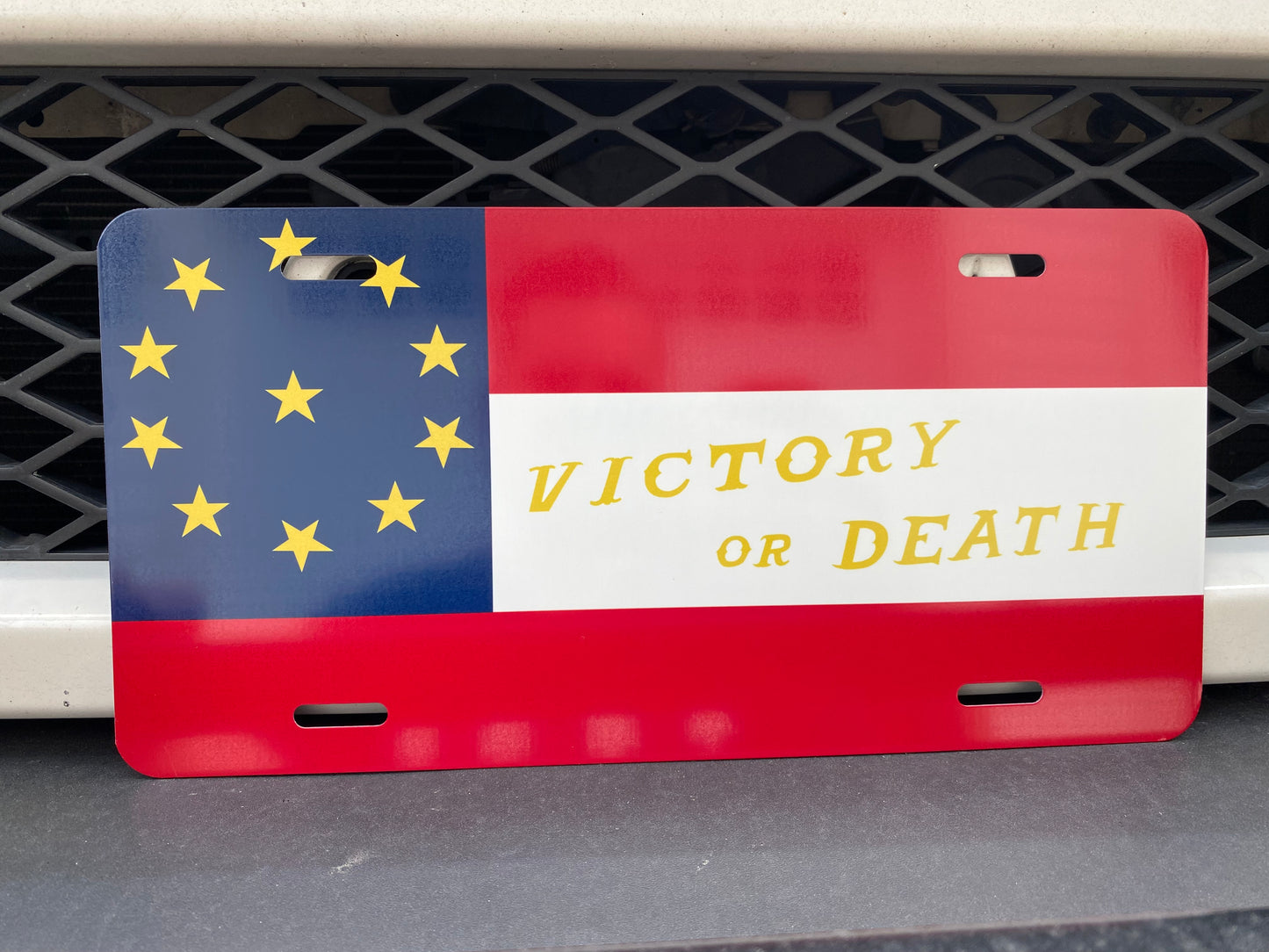"Victory or Death" 13th Arkansas Car Tag/Plate