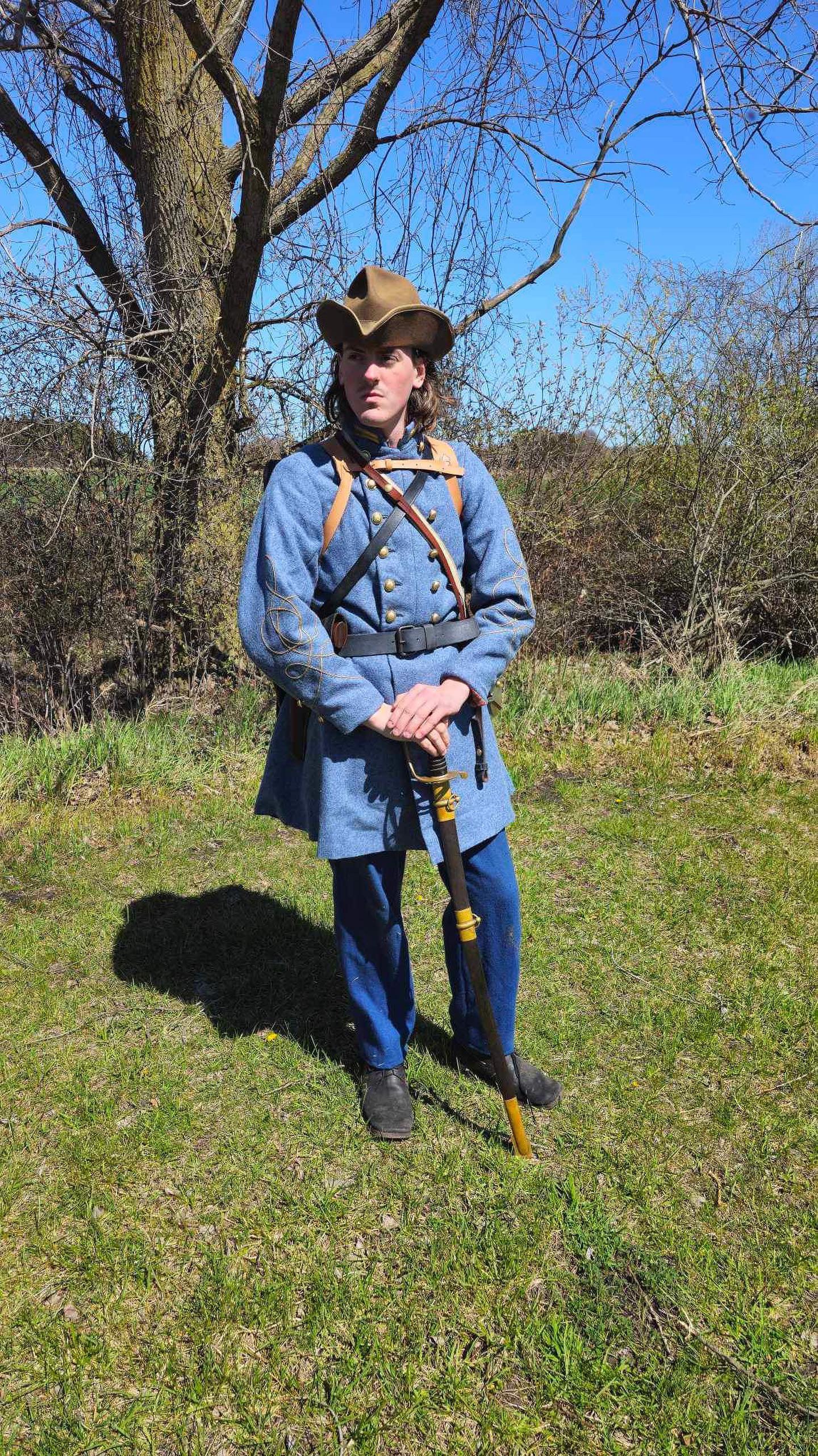 Confederate Officer Frock Coat - Untrimmed Company Grade
