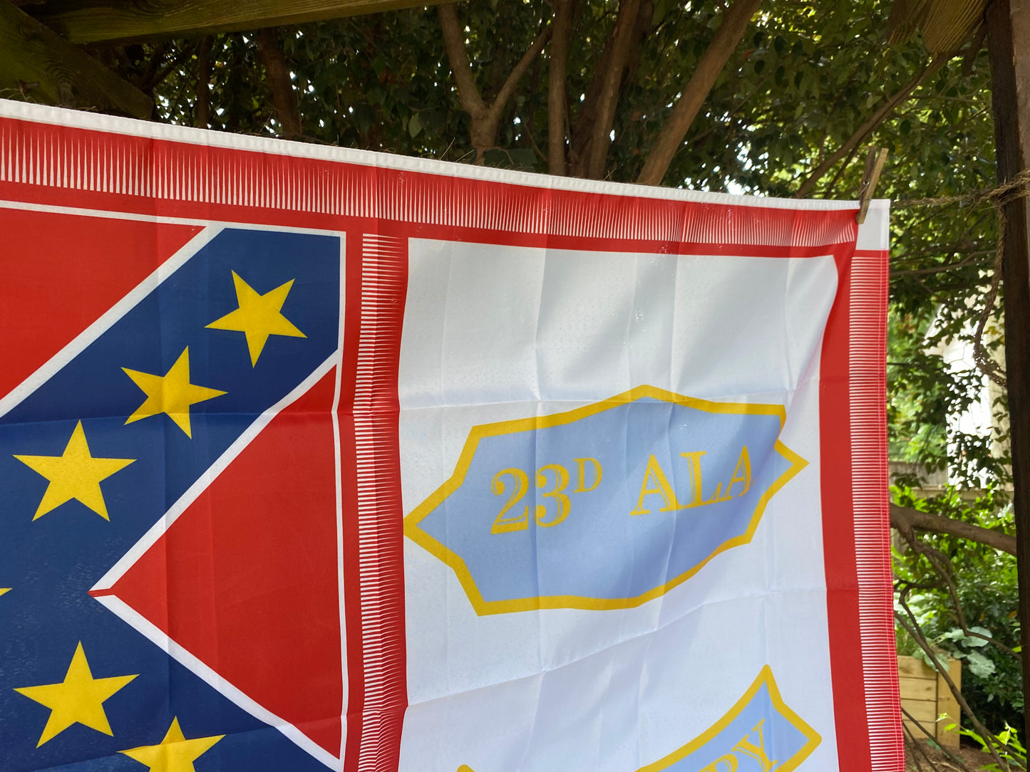 23rd Alabama 2nd National House Flag
