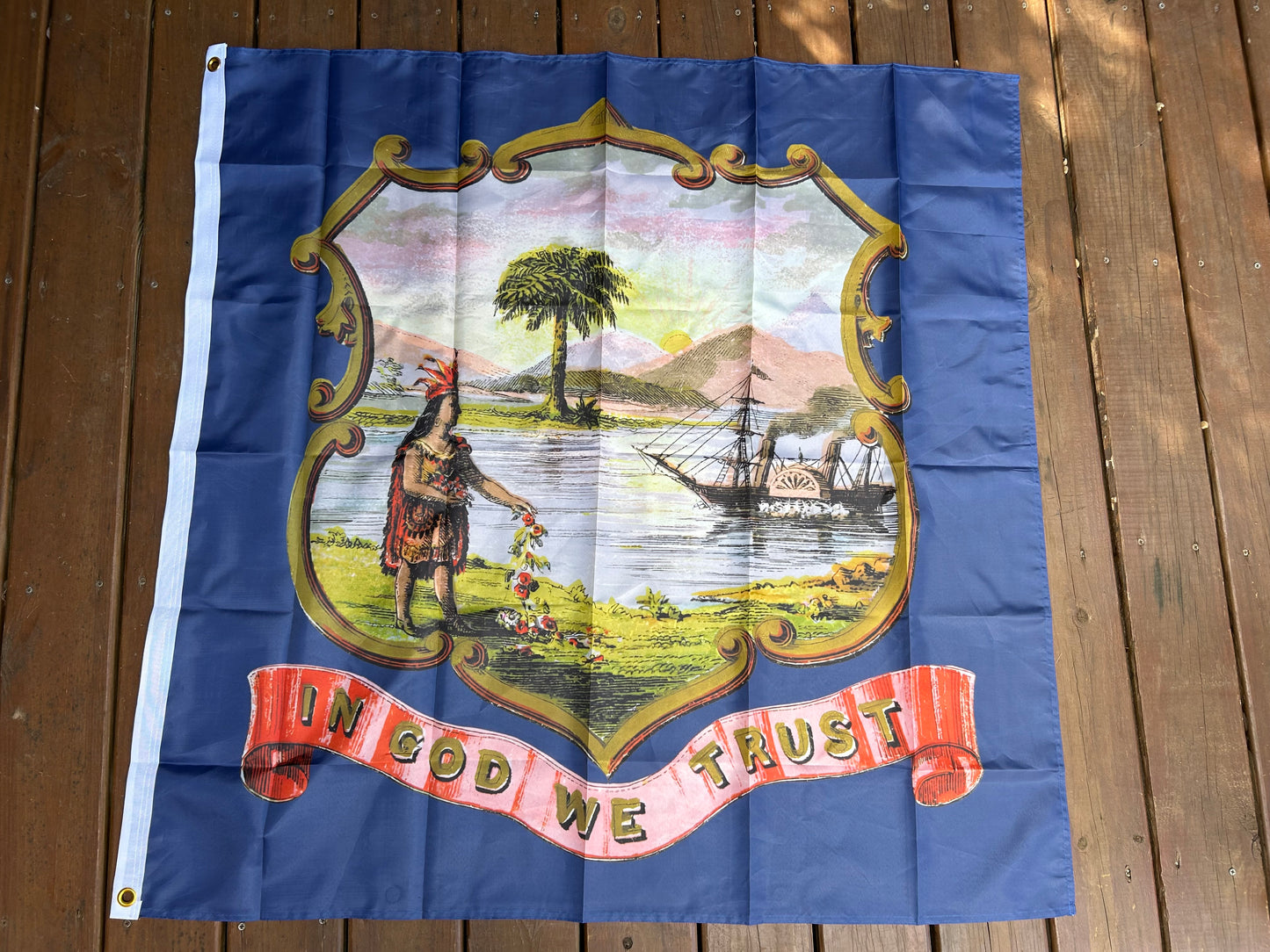 Florida Coat of Arms Flag
