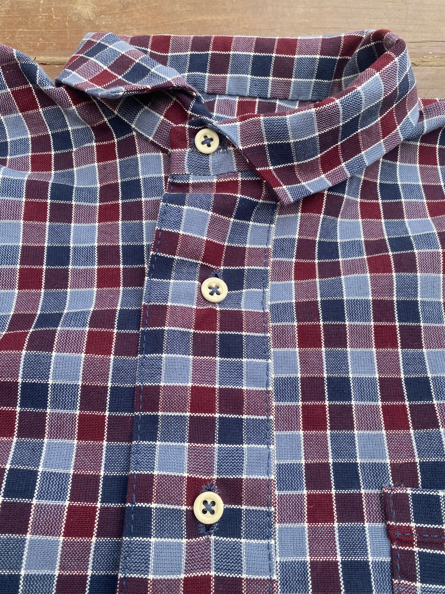 "Sent from Home" Shirt - Plaid