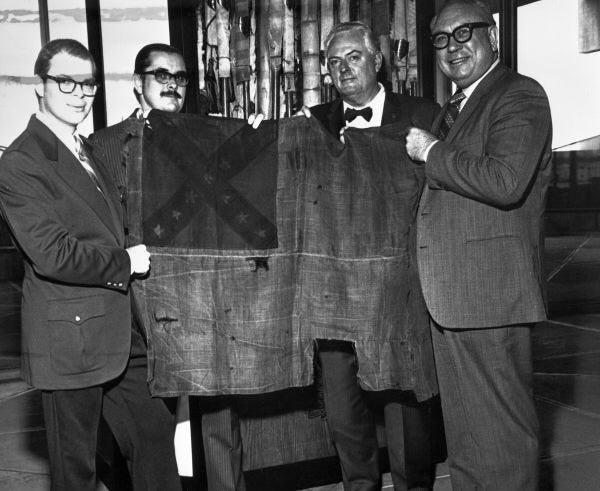 1st & 4th Florida Cavalry Flag Stickers/Magnet