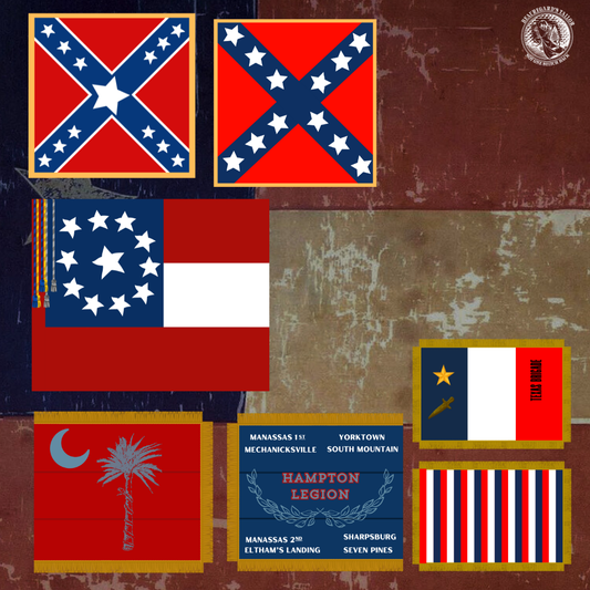 Hood's "Texas Brigade" Sticker Set