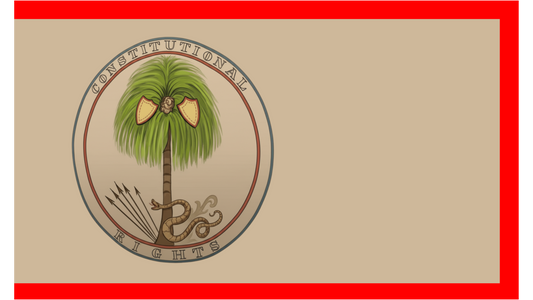 Utica, Missouri - Palmetto Secession Flag Stickers/Magnet