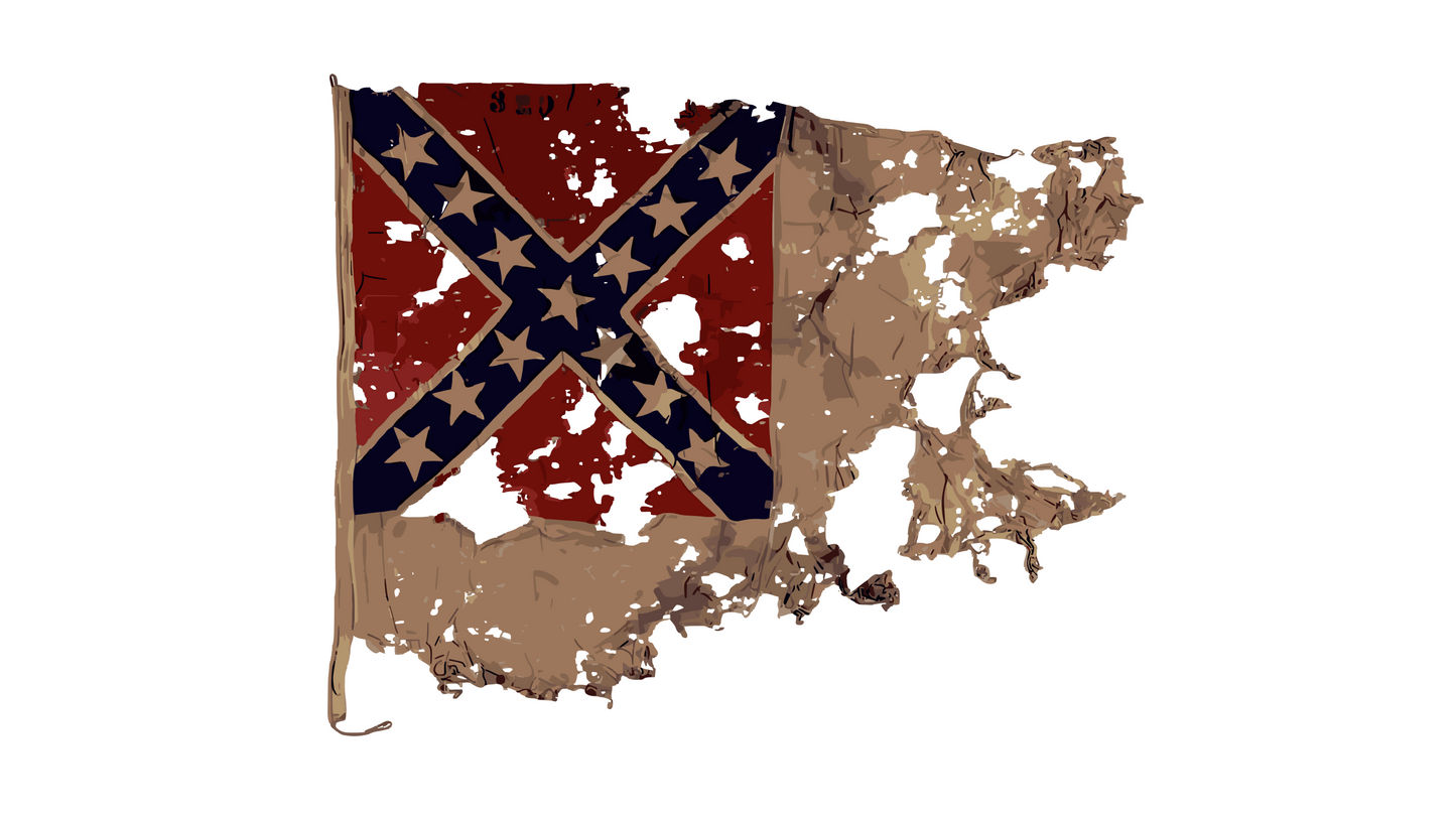 "Battle of Sailors Creek" 2nd National Flag Stickers