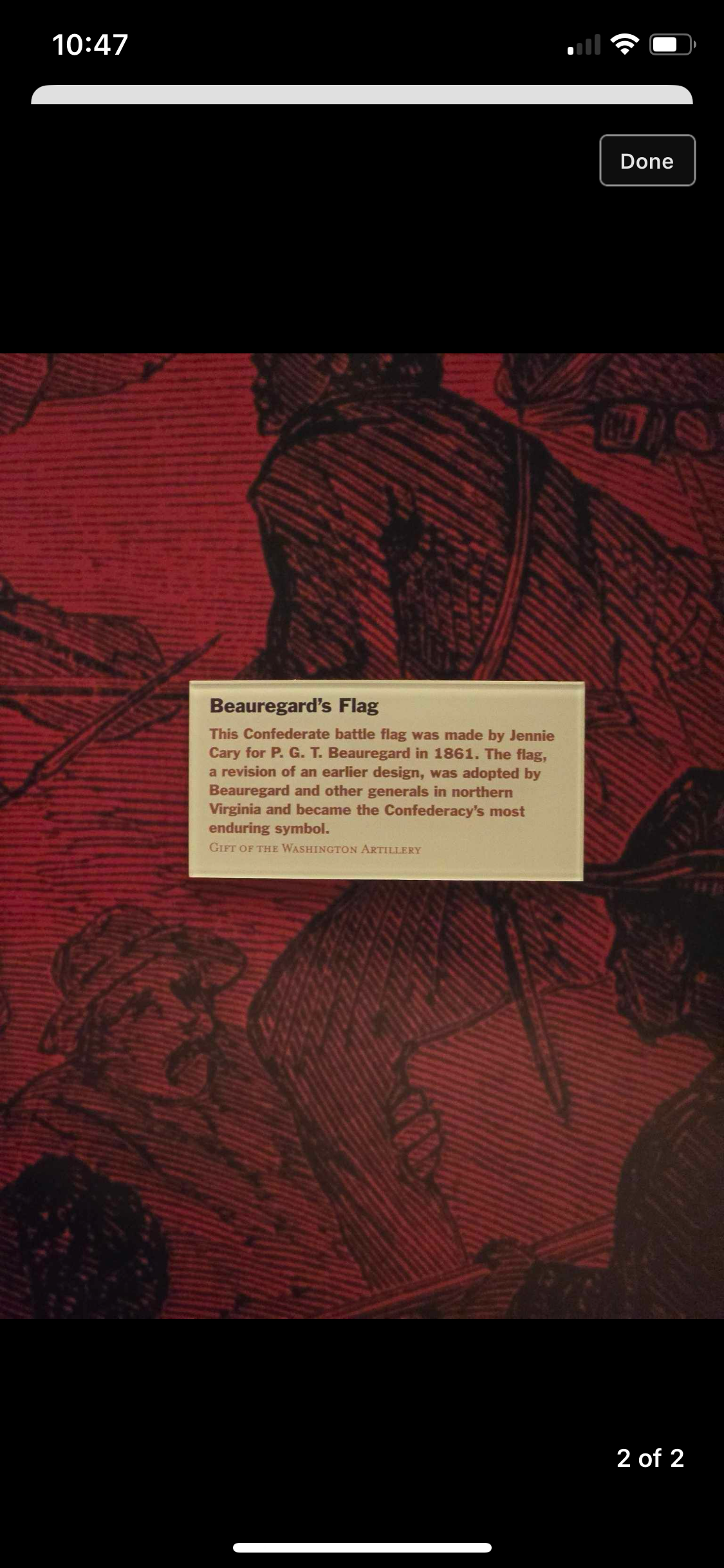 General Pierre Gustave Toutant-Beauregard Flag Sticker