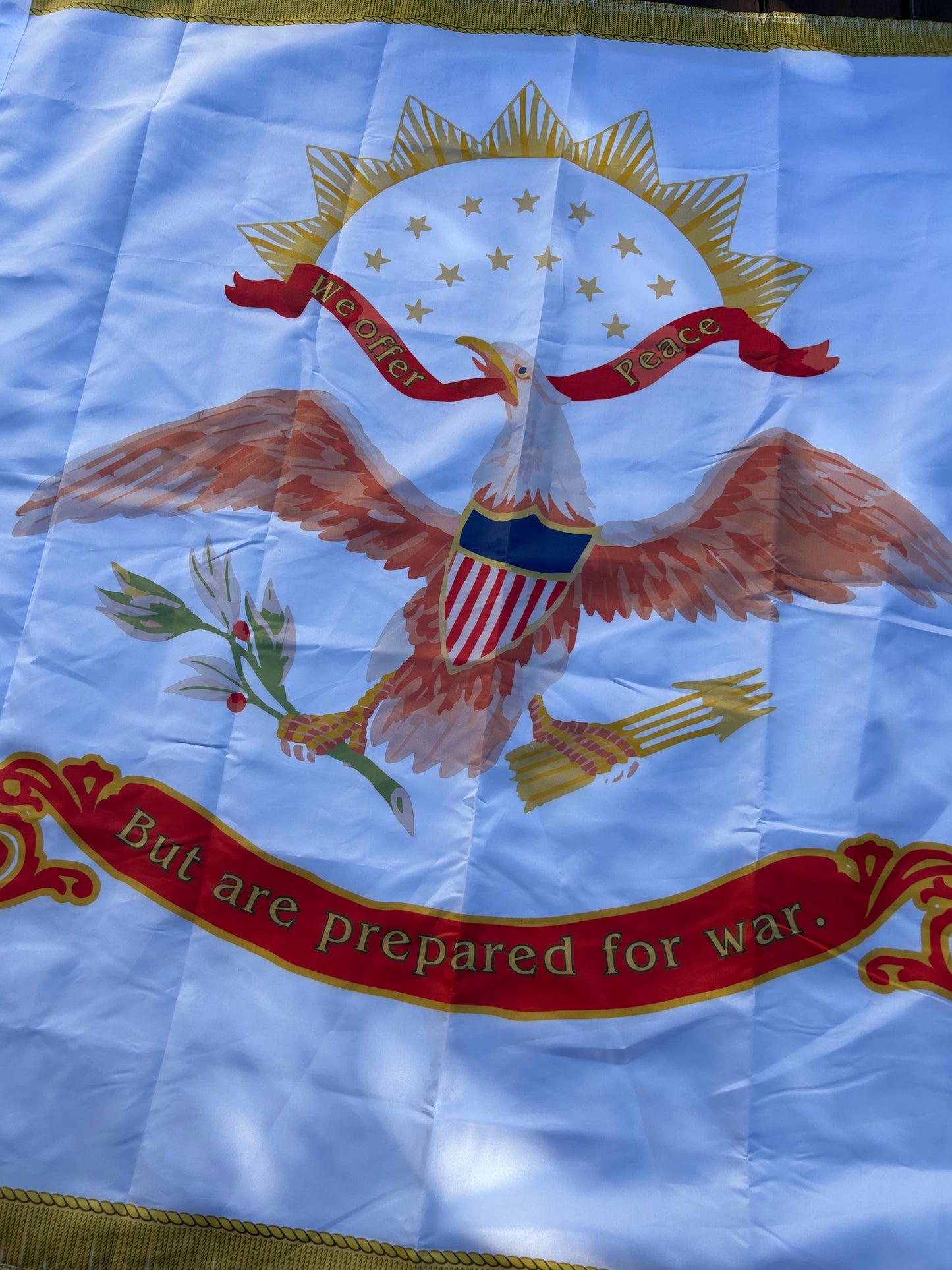 "We offer peace" - Butler Guards - 4th South Carolina Flag
