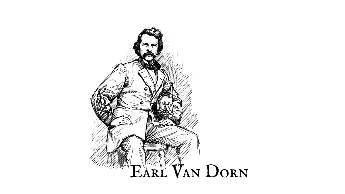 General Earl Van Dorn Sticker/Magnet