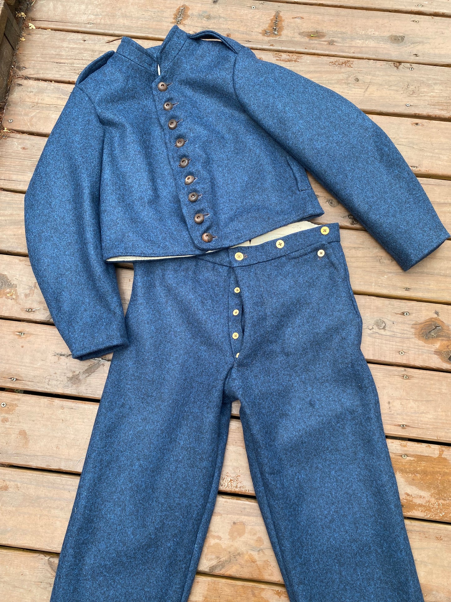 Richmond Clothing Bureau Jacket English Army Cloth 1863-1864