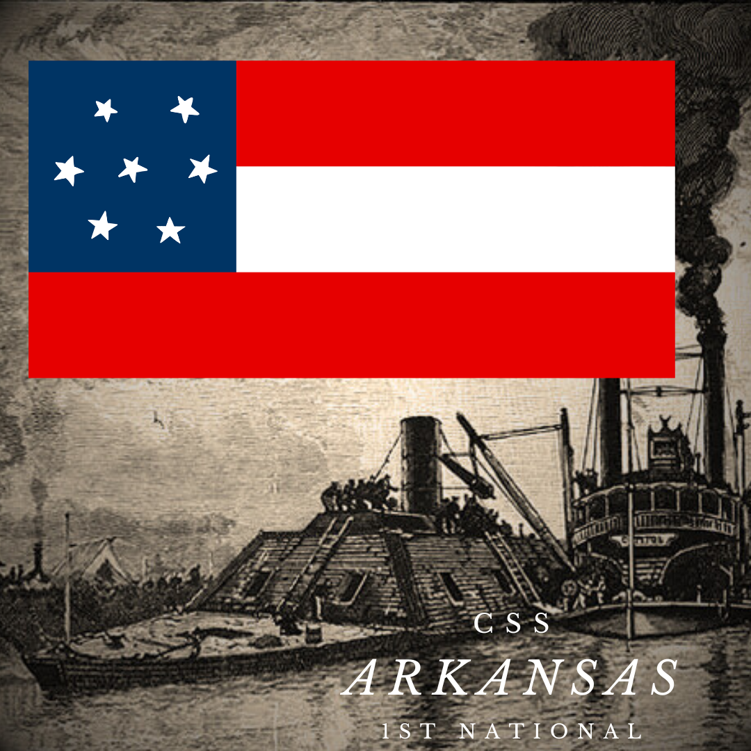 CSS Arkansas 1st National House Flag