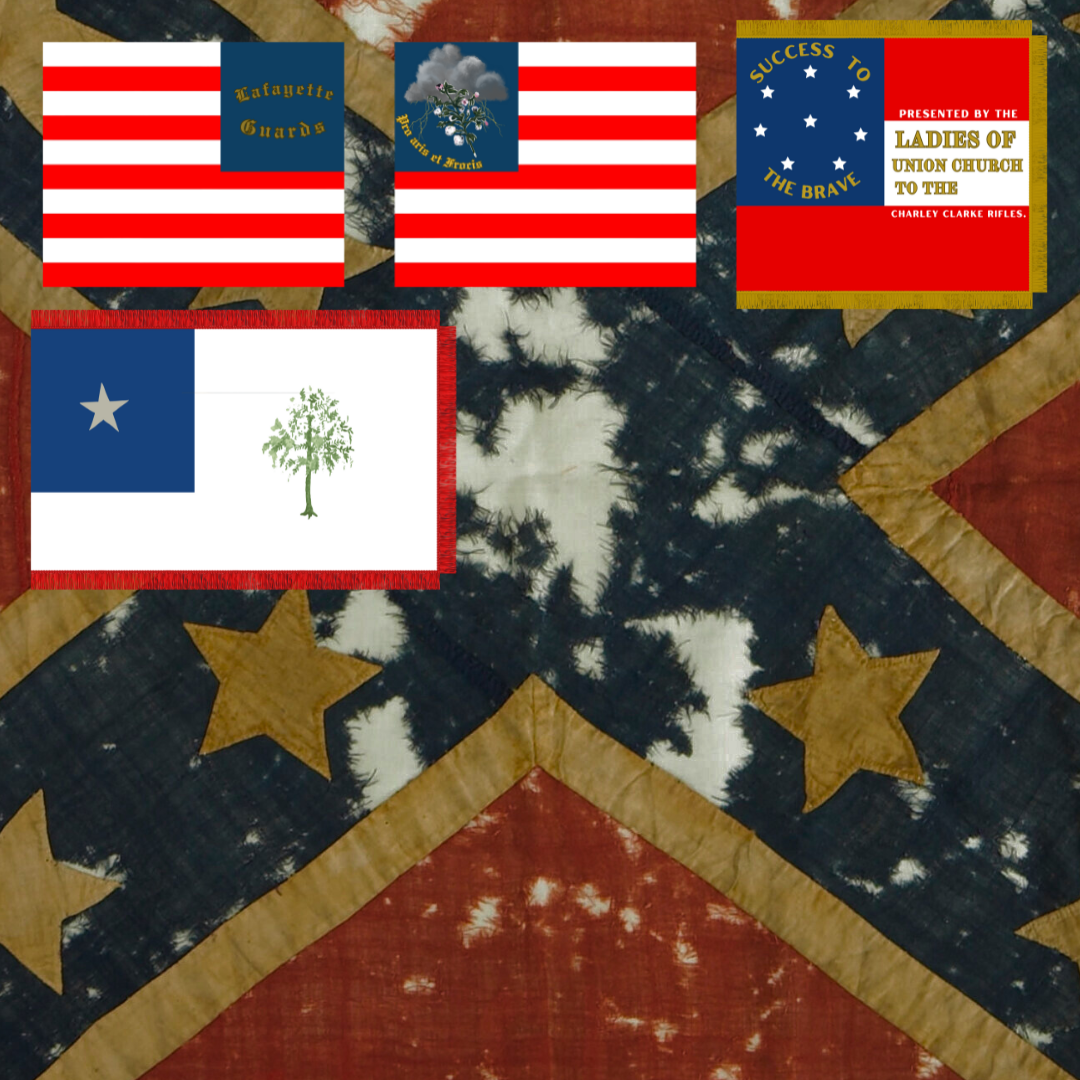 Mississippi Battle Flag Sticker Set