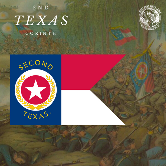 2nd Texas Infantry Flag Stickers / Magnet