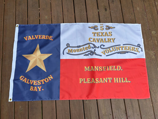 5th Texas Cavalry Mounted Volunteers Flag