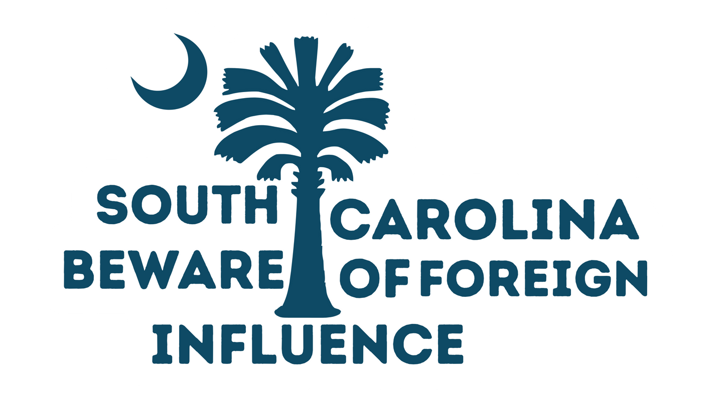 "South Carolina Beware of Foreign Influence" Sticker/Magnet