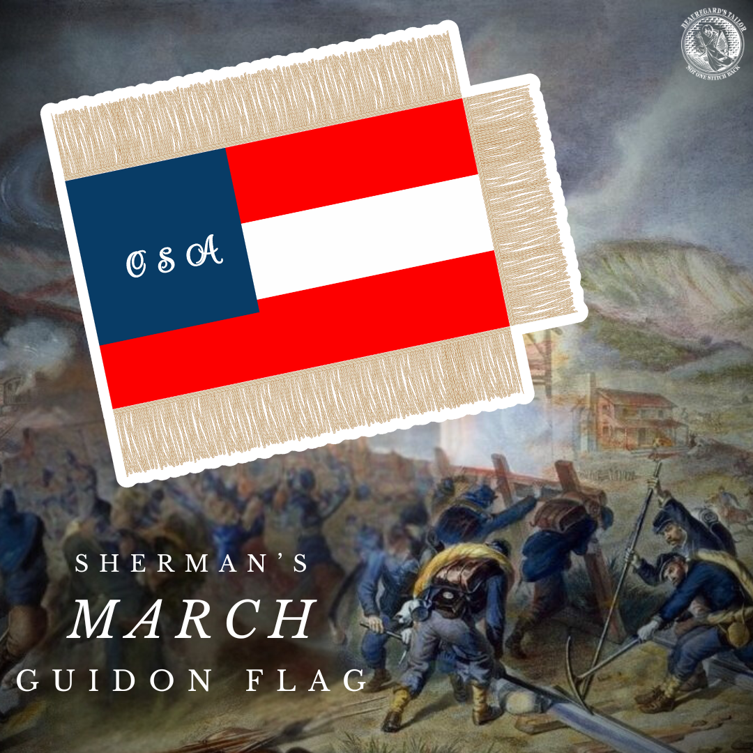 "Sherman's March to the Sea" Guide/Flank Flag Stickers/Magnet