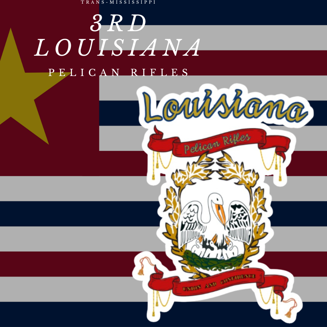 3rd Louisiana Infantry - Pelican Rifles Stickers