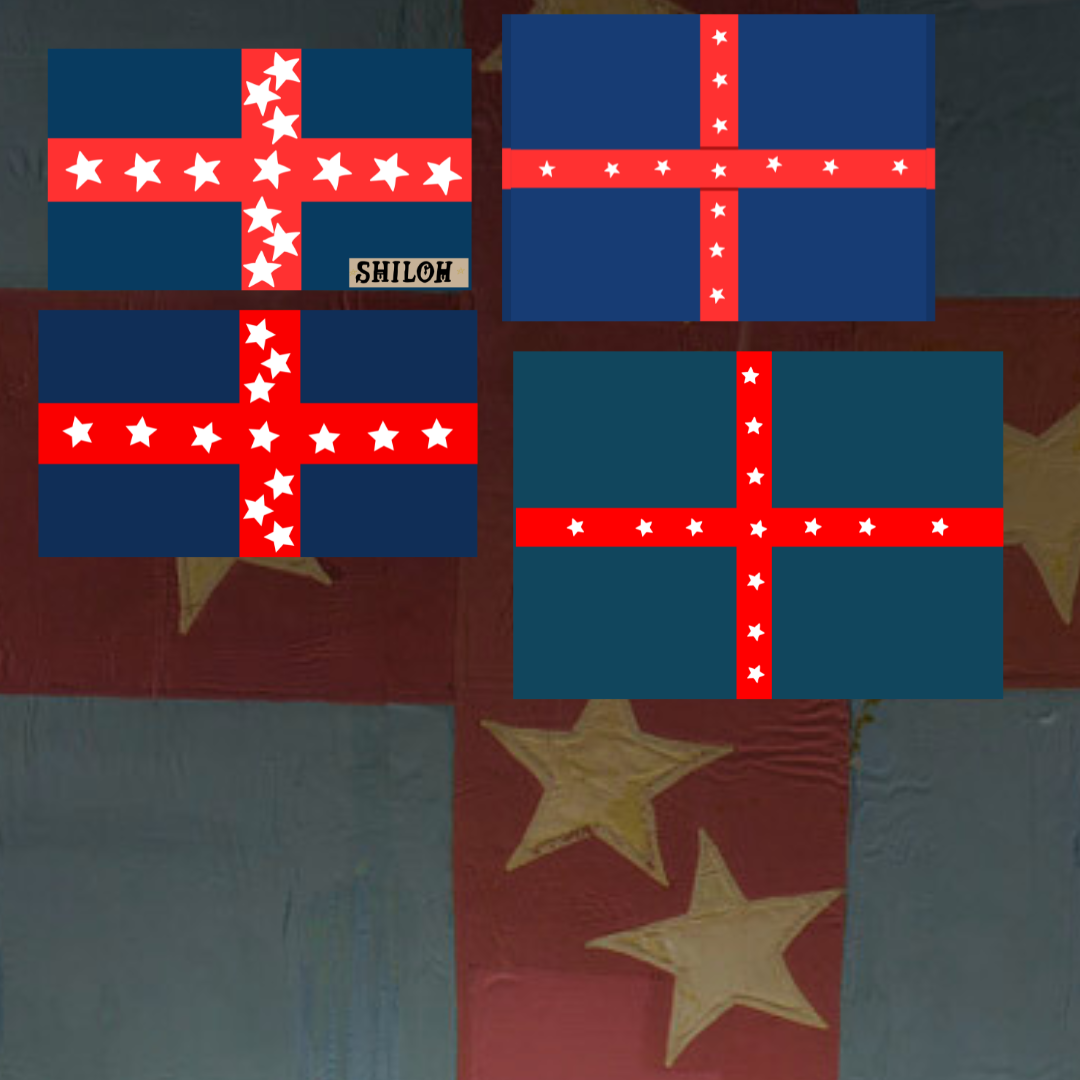 Polk's Corps' Flag Sticker Set