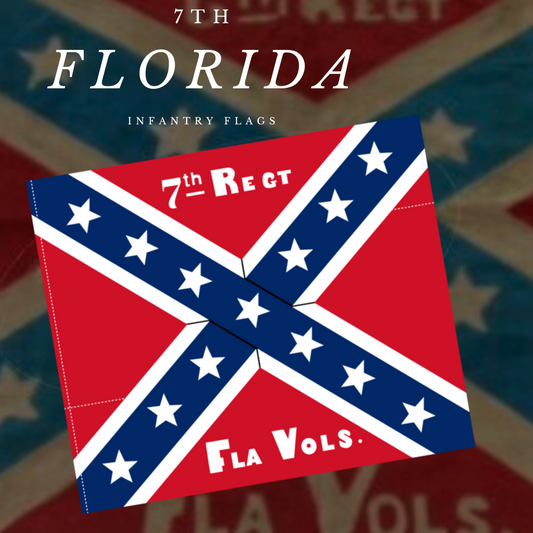 7th Florida Infantry Battle Flag House Flag