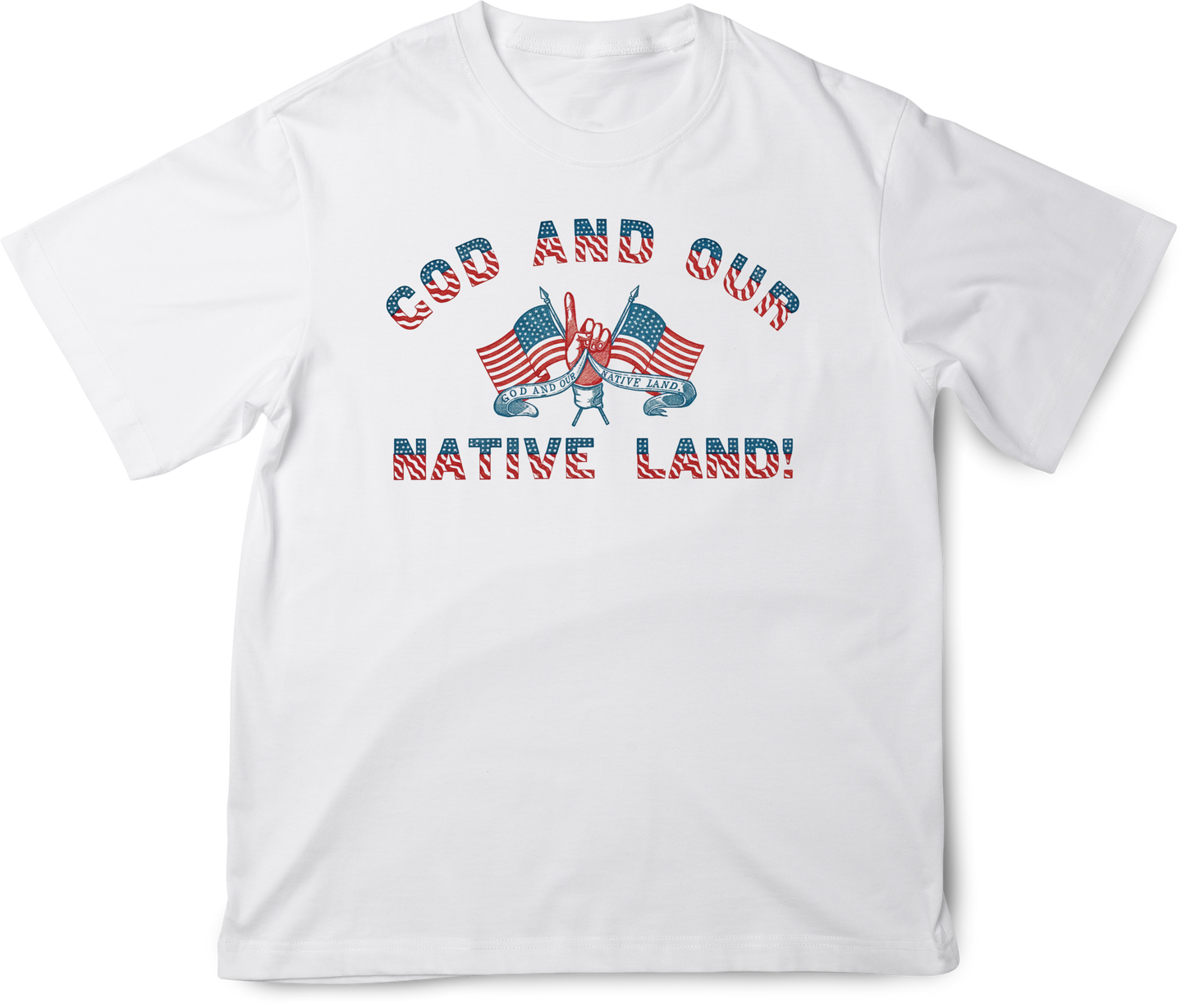 "God and Our Native Land" - Know Nothing Party Shirt