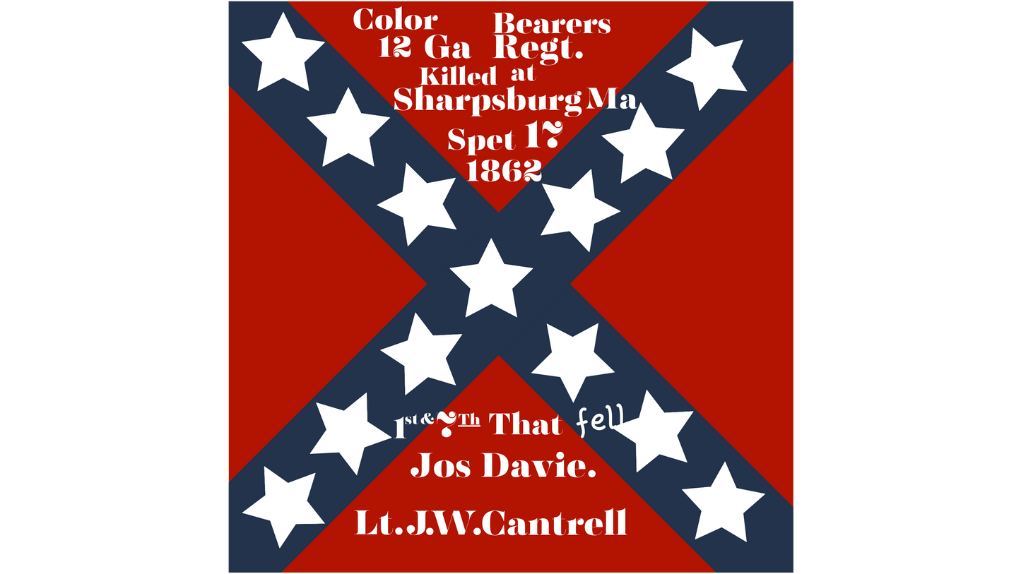 12th Georgia Infantry House Flag