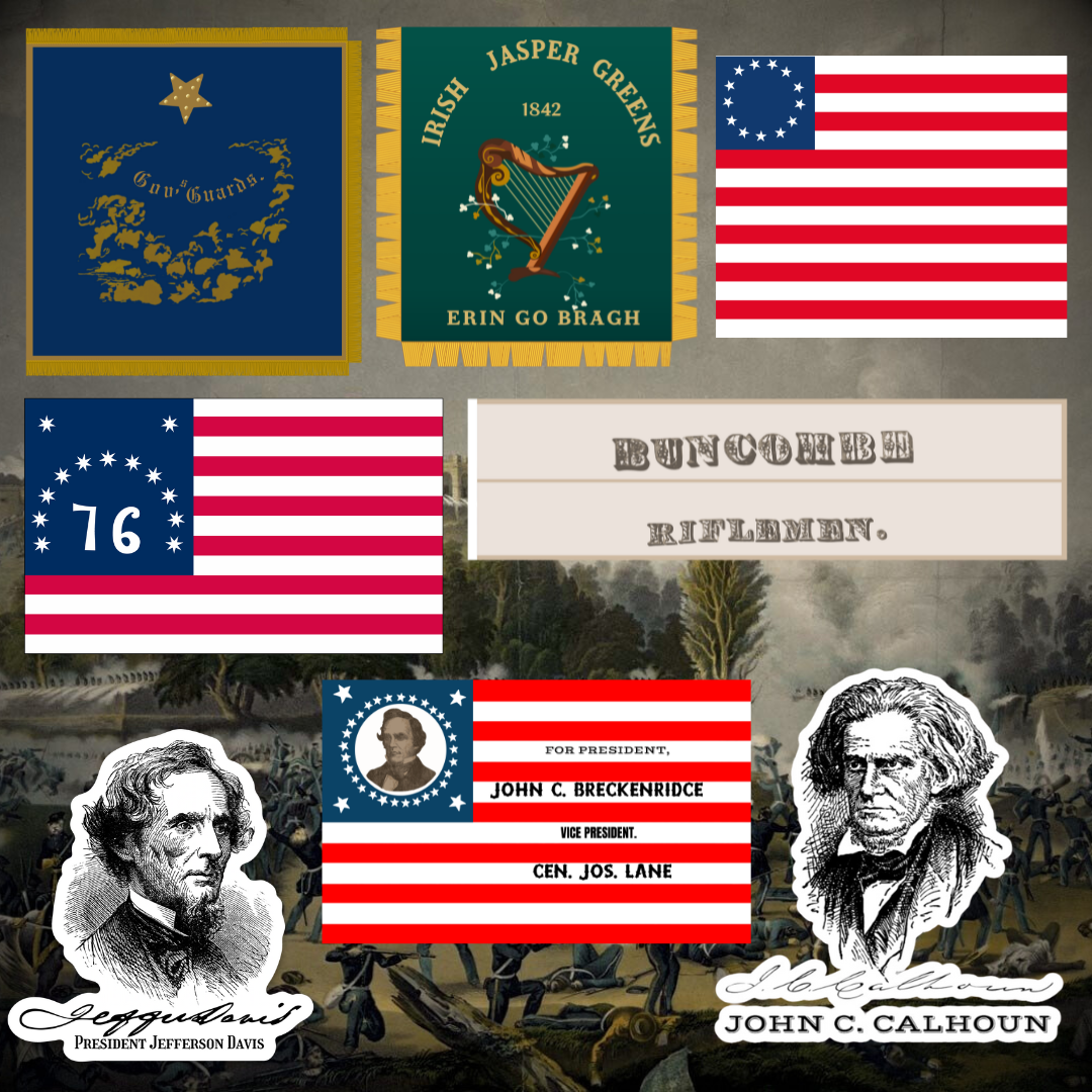 Antebellum Republic Sticker Set