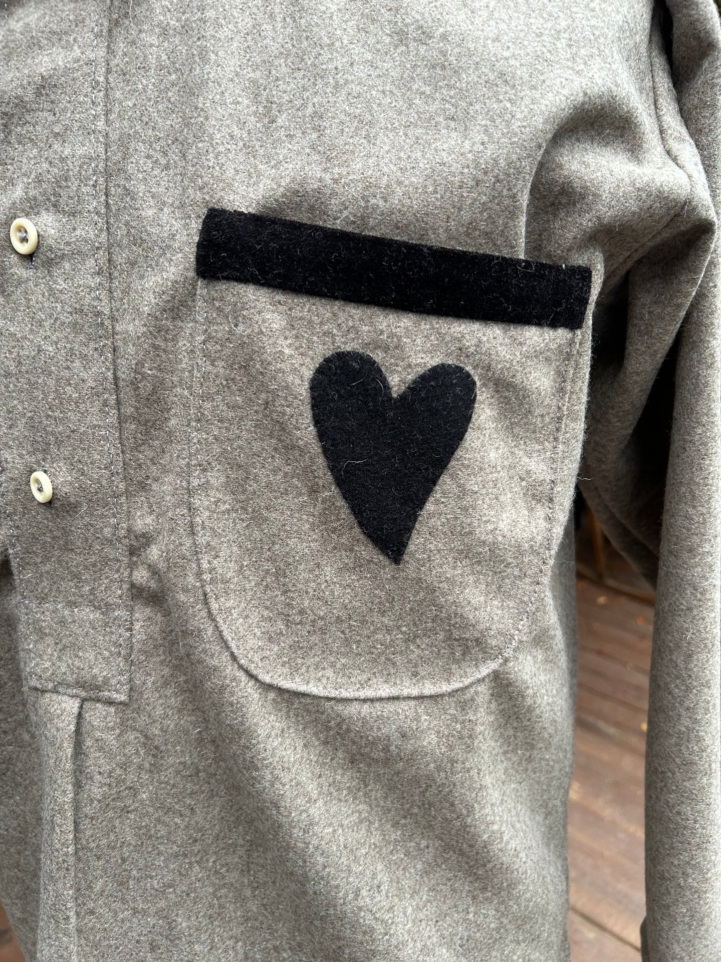 Texas Confederate "Heart" Overshirt