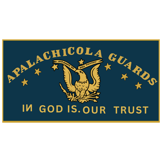 "Our Rights We Will Maintain" Apalachicola Guards Flag
