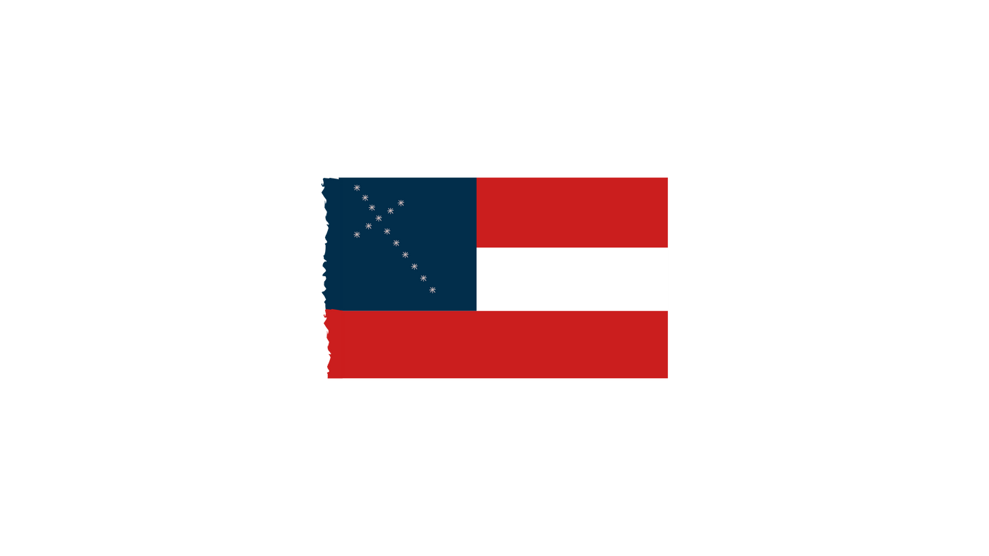 "Christian Cross" First National Flag Stickers