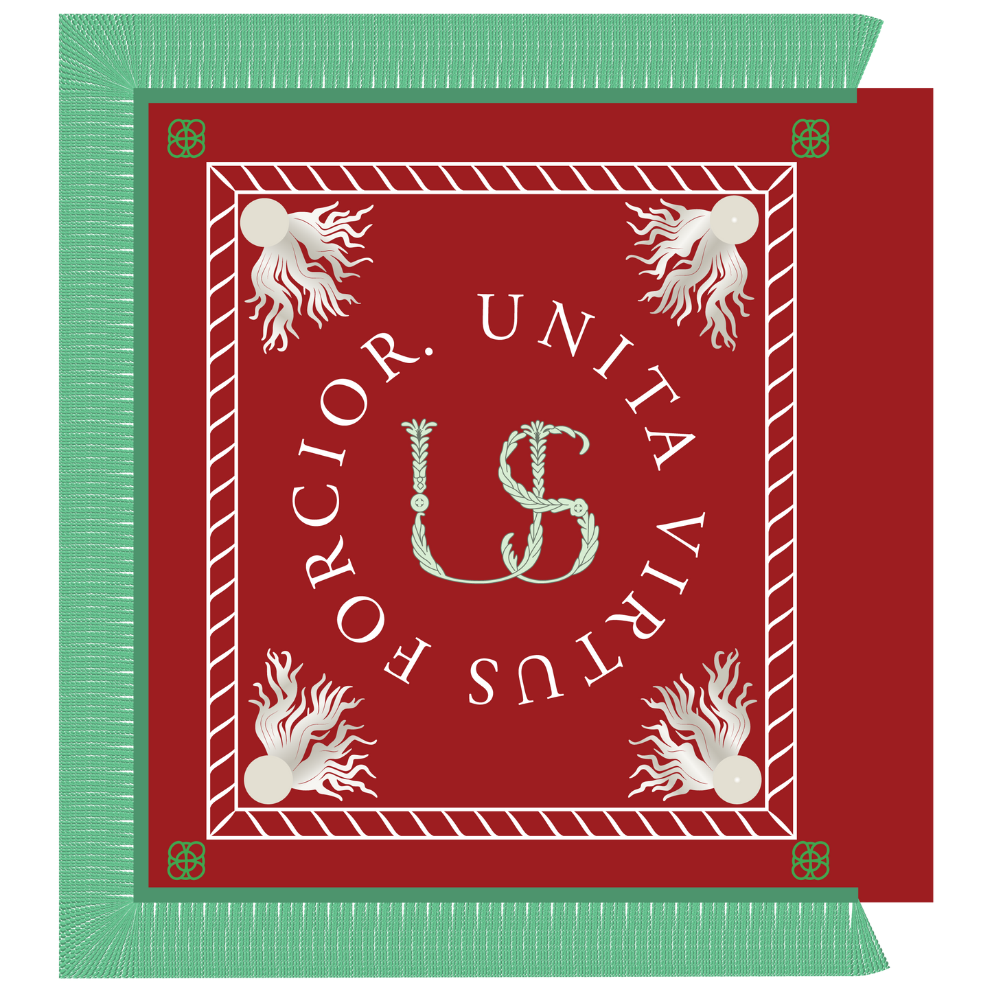 Pulaski Legion Flag Stickers/Magnets