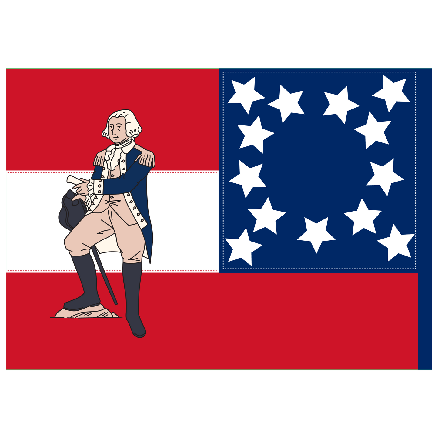 8th Alabama Battle Flag and Company I Flag Stickers (Close-Out)