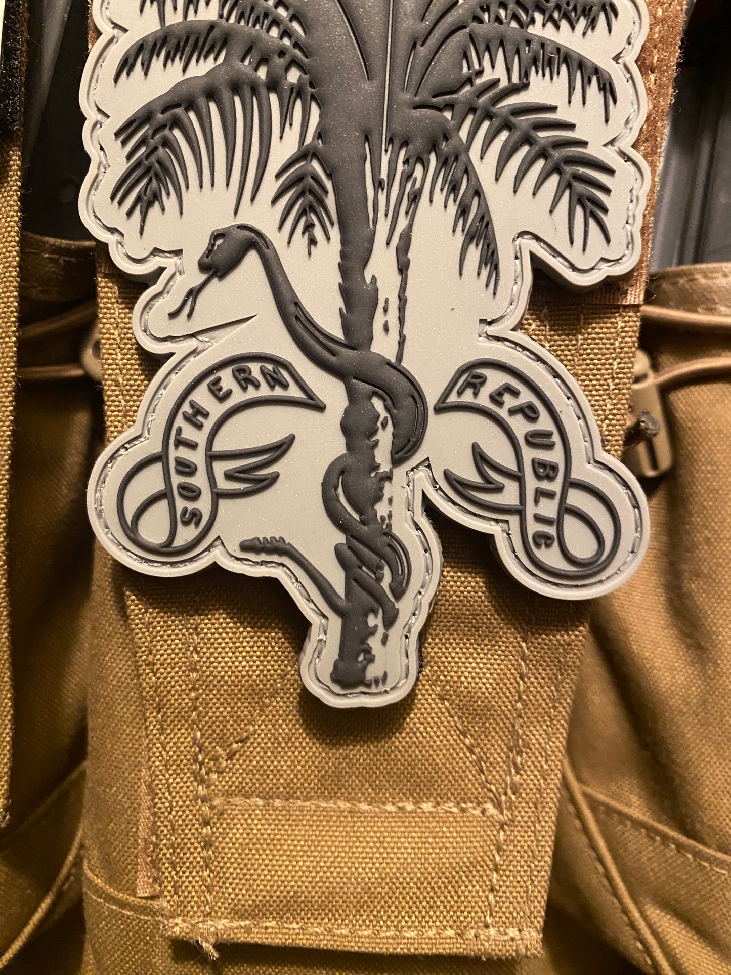 "Southern Republic" Palmetto Defender PVC Morale Patch