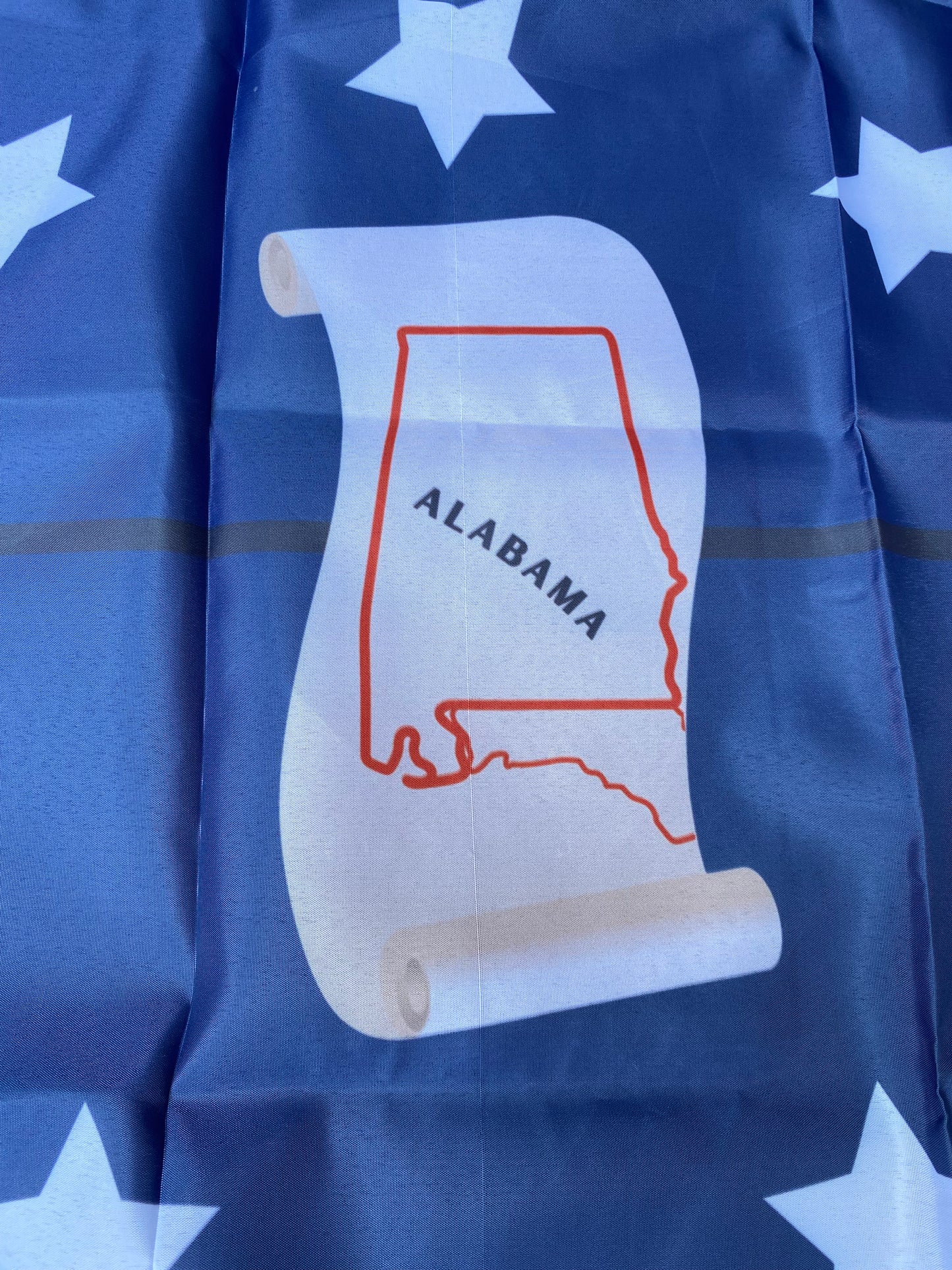 1st Alabama Island Number 10 House Flag