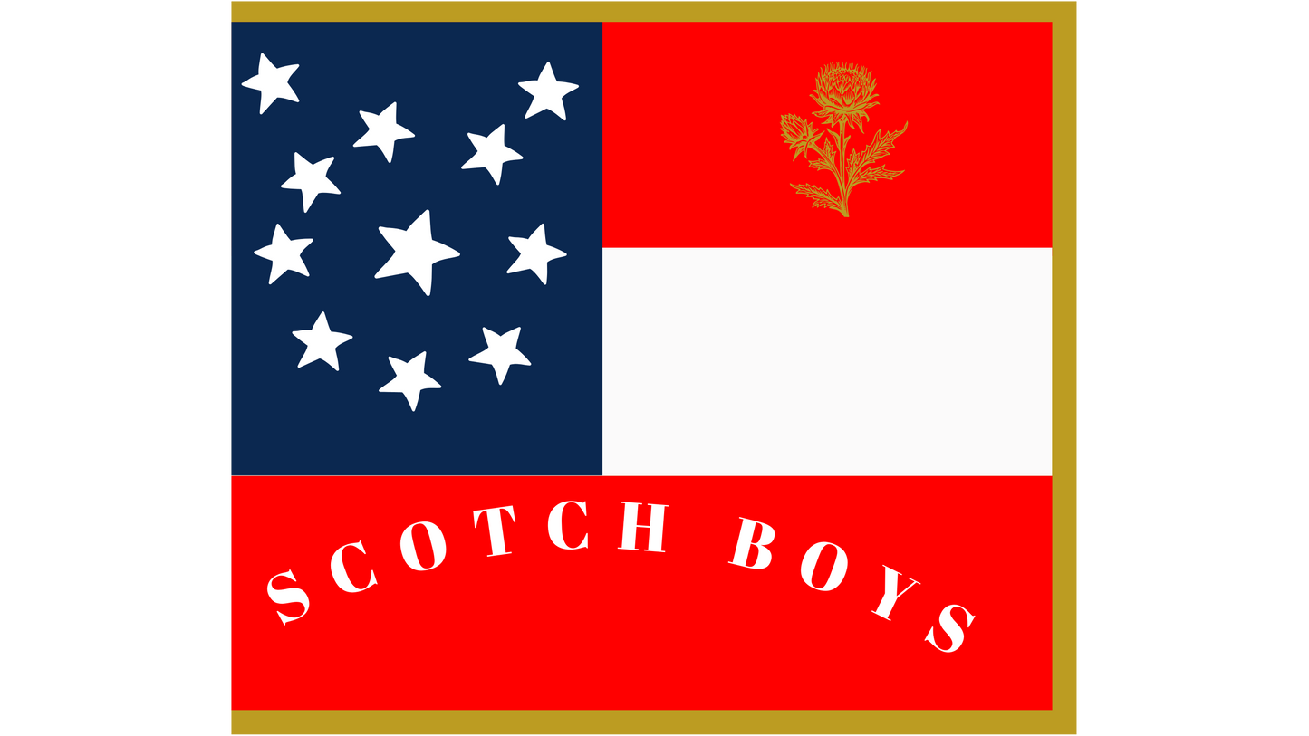 8th North Carolina "Scotch Boys" - Company F Stickers