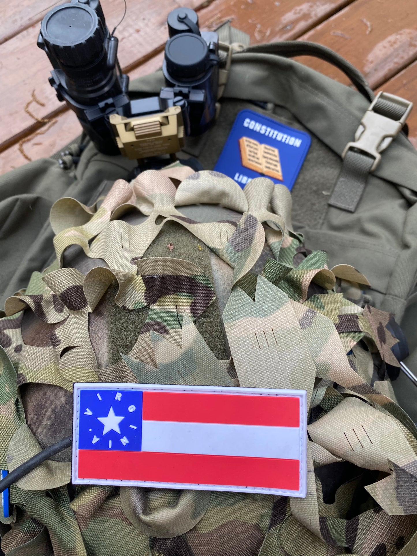 "Constitution and Liberty" South Carolina Flag Patch