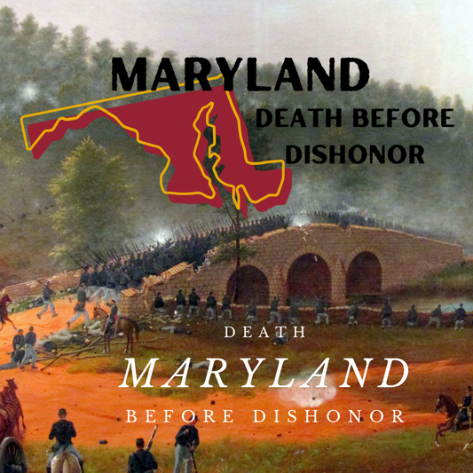 "Death before dishonor" Maryland Stickers/Magnet