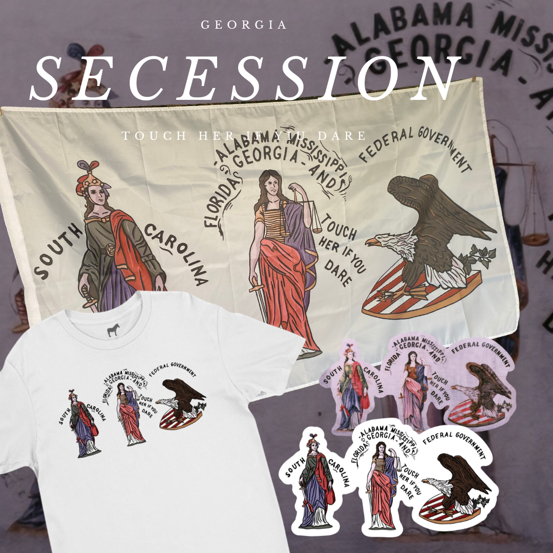 Savannah Secession Flag Set