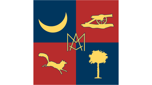 Marion Artillery Flag Sticker