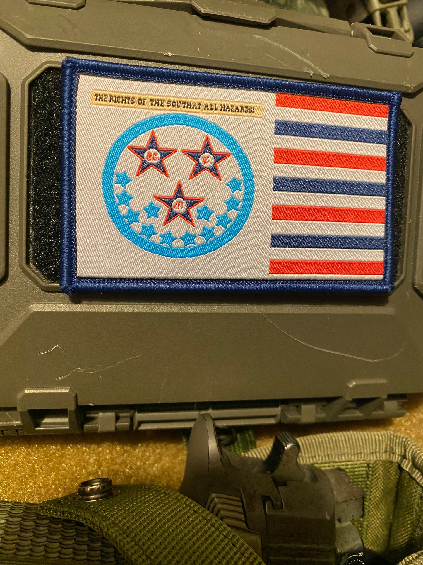 "The Rights of the South at All Hazards!" - Florida Secession Flag Patch