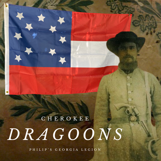 "Cherokee Dragoons" Phillip's Legion Cavalry Battalion - Company C Flag