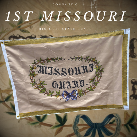 "Missouri Guard" 1st Missouri Infantry (Missouri State Guard) Company G Flag