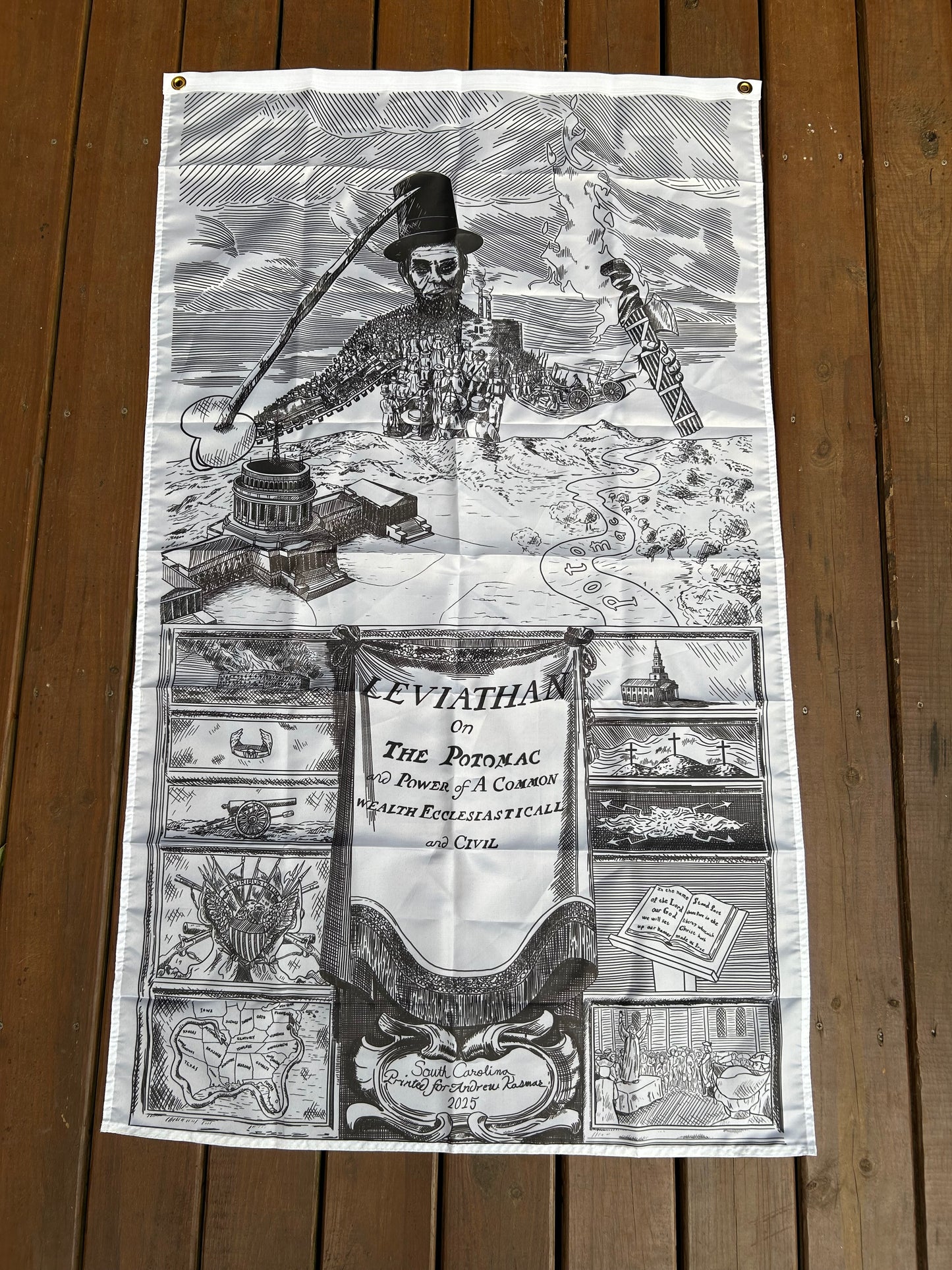"Leviathan on the Potomac" Flag/Banner