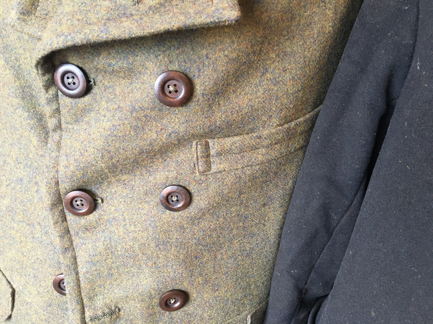 "Pressed into Service" Civilian Modified Confederate Overfrock Coat 1861-1865