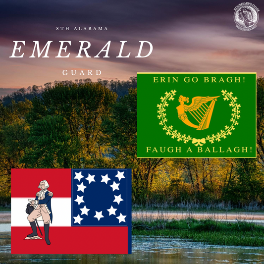 8th Alabama Battle Flag and Company I Flag Stickers (Close-Out)