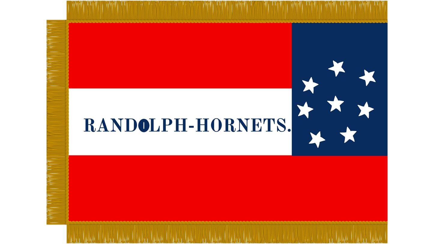 22nd North Carolina Infantry - Randolph Hornets Flag Stickers/Magnet