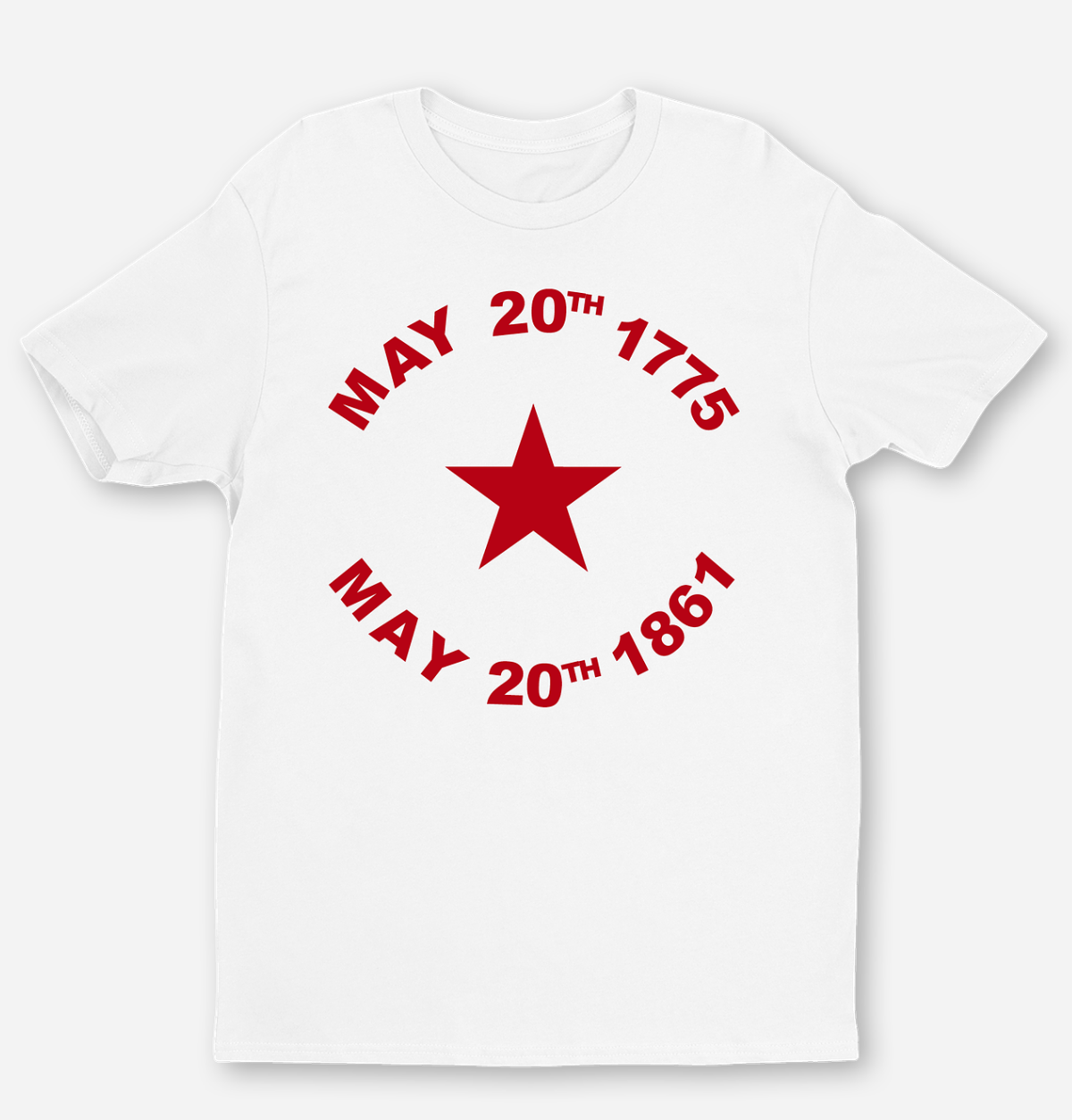 North Carolina State Flag (1861-1865) Shirt Big & Tall