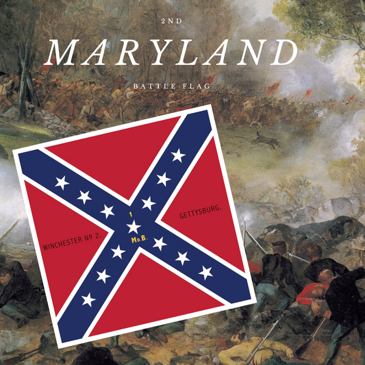 2nd Maryland Infantry Flag Stickers/Magnet