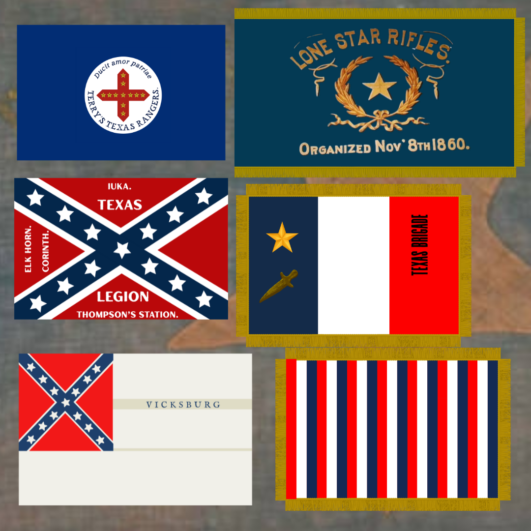 Texas Flag Sticker Set