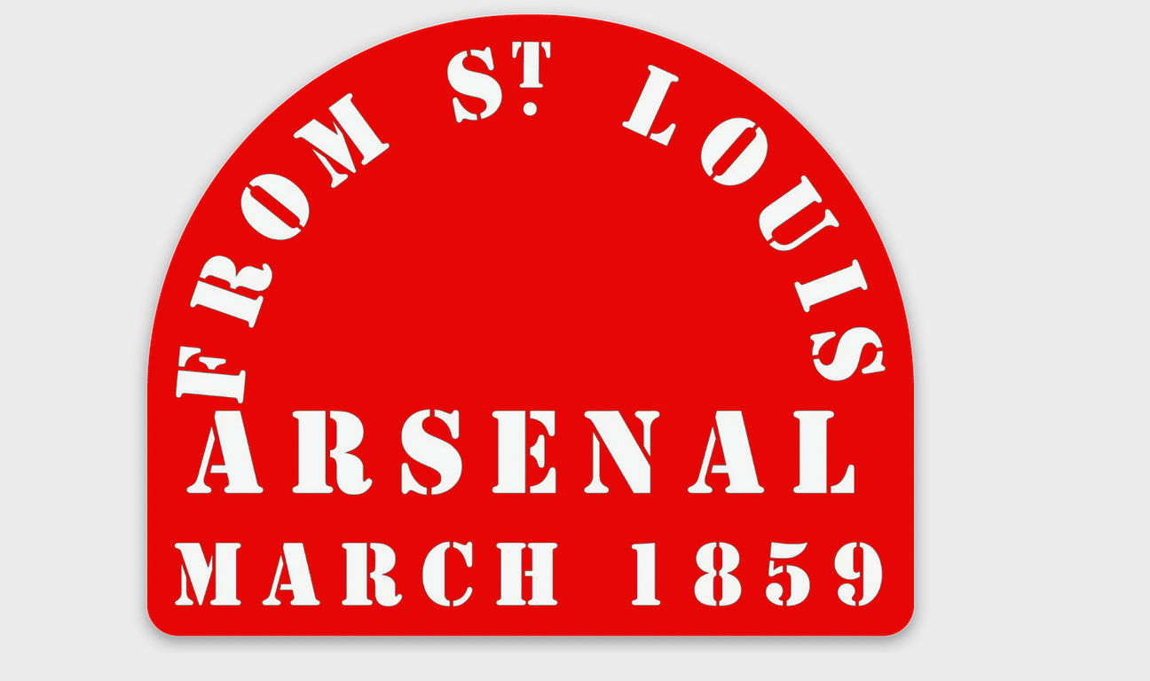 St. Louis Arsenal Stamp Stickers